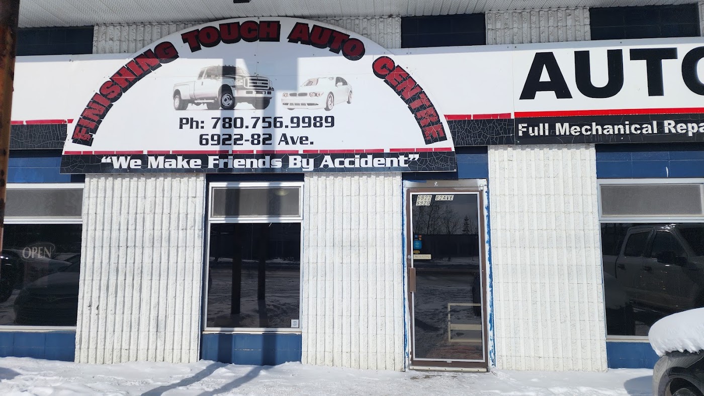 Finishing Touch Auto Centre storefront on Whyte Avenue
